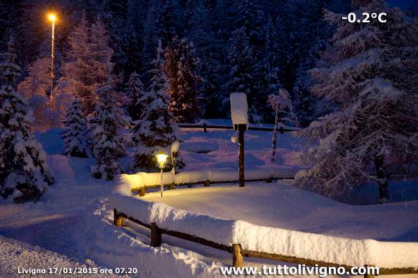 Spettacolare scatto della neve a Livigno - www.tuttolivigno.com