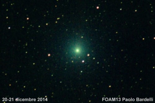 Cometa Lovejoy: da oggi, Mercoledì 7 Gennaio 2015, sarà visibile ad occhio nudo