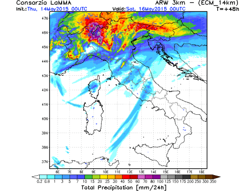 Maltempo al Nord Italia: violenti temporali in arrivo nelle prossime 36 ore