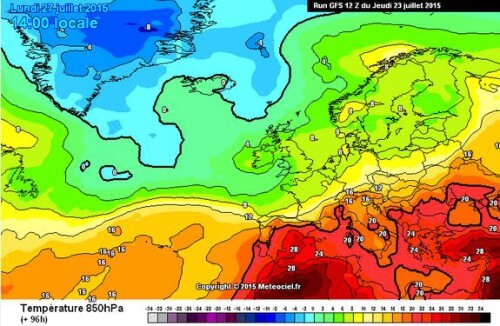 Calo termico sull’Italia tutto ridimensionato, su molte zone del Centro-Sud farà sempre caldo