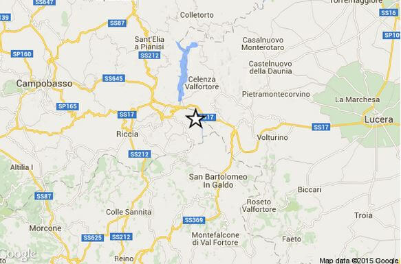 Terremoto 23 Luglio Molise Puglia e Campania, scossa magnitudo 3.3 Richter