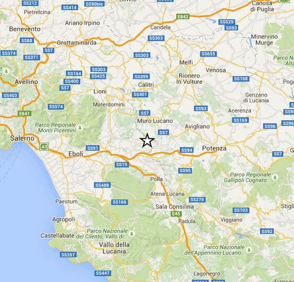 Terremoto Campania, scossa di magnitudo 3.1 della scala Richter