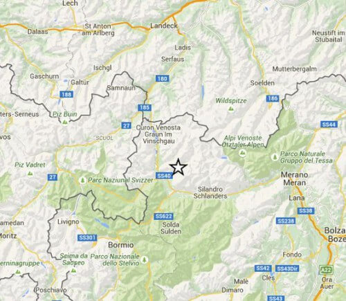Terremoto 29 Agosto in Trentino-Alto Adige, epicentro in provincia di Bolzano