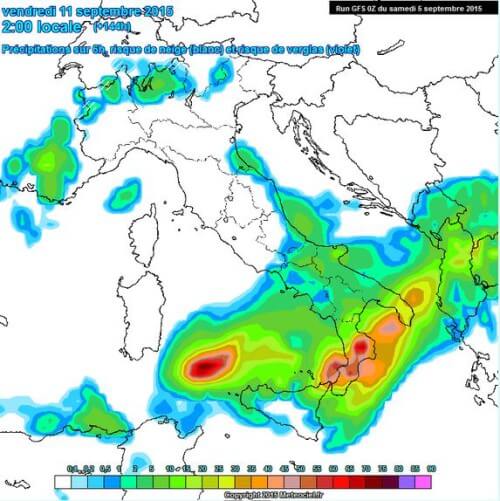 Maltempo in arrivo al Sud Italia, violenti temporali tra 10 e 12 Settembre?