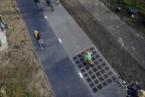 Olanda: creata la prima pista ciclabile solare