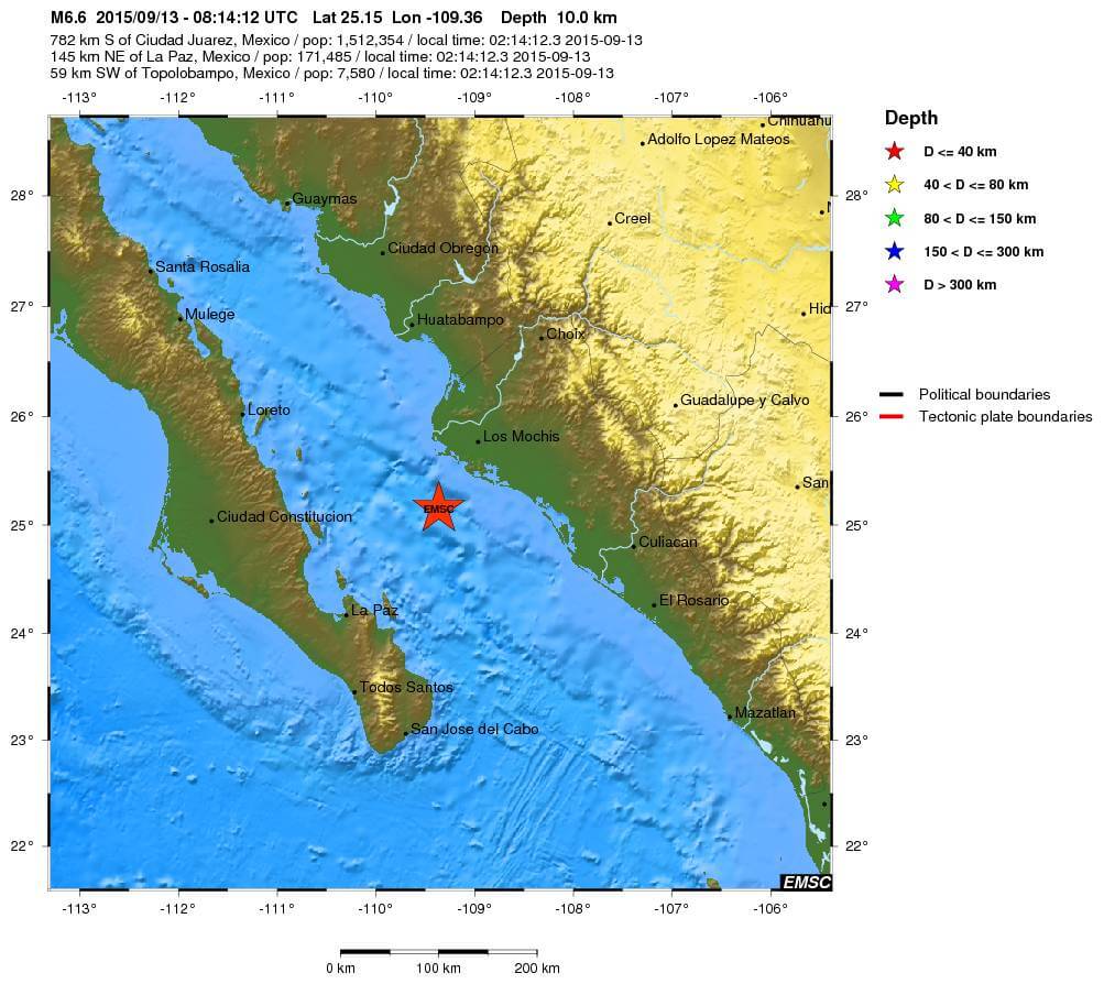 Terremoto Messico: forte scossa di magnitudo 6.6 Richter