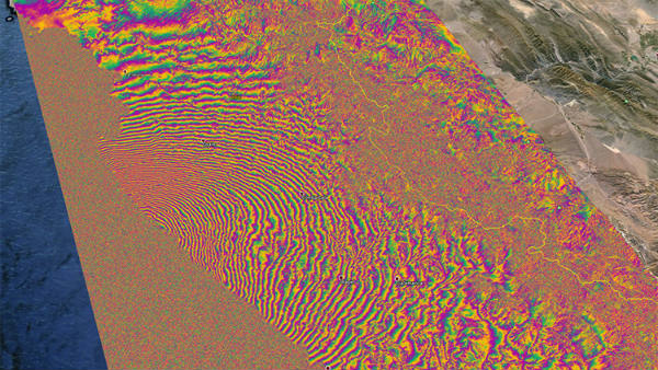 Gli effetti devastanti del terremoto in Cile in una foto dallo spazio