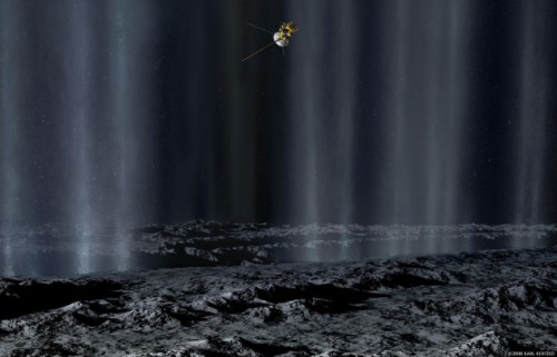 La sonda Cassini arriva a 50 chilometri da Encelado