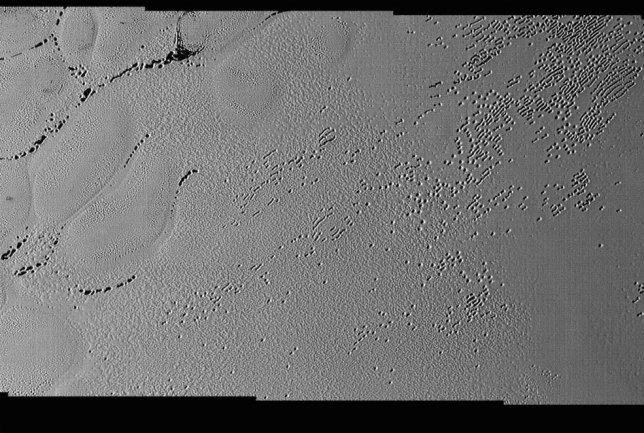 Plutone, le strane formazioni nella Sputnik Planum
