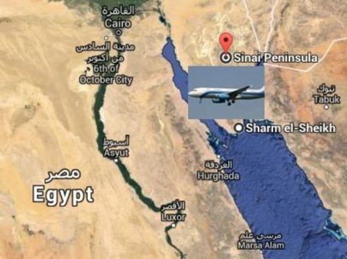 Disastro aereo Egitto: precipita volo della Kogalymavia con 224 persone a bordo