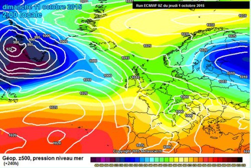 Prima ondata gelida sull’Europa attorno all’8-10 Ottobre?