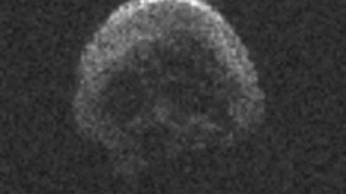 L’Asteroide di Halloween assomiglia ad un teschio umano