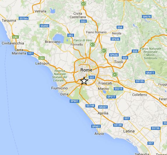 Terremoto Roma, lieve scossa di magnitudo 2.2 Richter oggi 9 Ottobre 2015