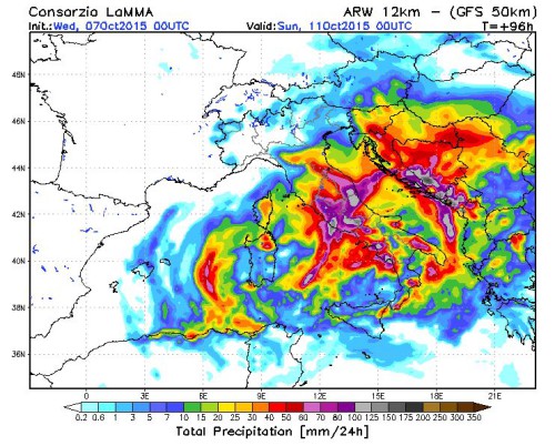 Meteo week-end: violenta perturbazione in arrivo al Centro-Sud, nessun ciclone