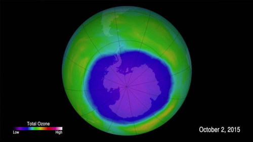 Buco dell’ozono: ecco i dati riguardanti il 2015