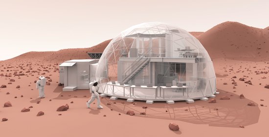 Chiusi in una cupola per testare l’ipotesi di vivere su Marte