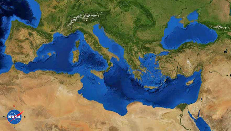 Il Mediterraneo era una valle ricoperta di sale