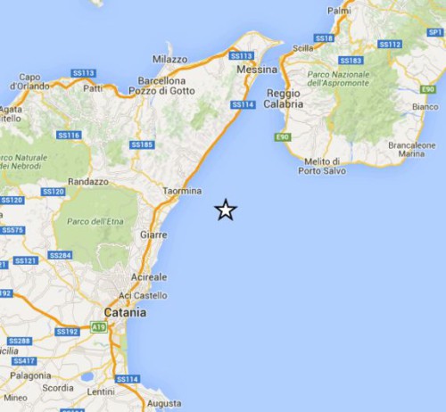 Terremoto Sicilia: sequenza sismica davanti Catania e Taormina, diverse scosse avvertite