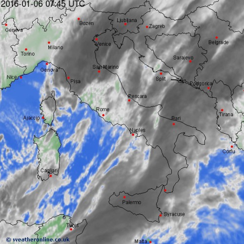 Satellite Italia 6 Gennaio