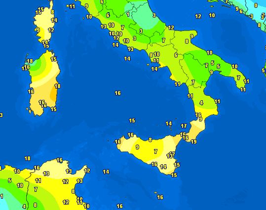 Mite risveglio su Isole e Calabria, temperature sfiorano i 20°C