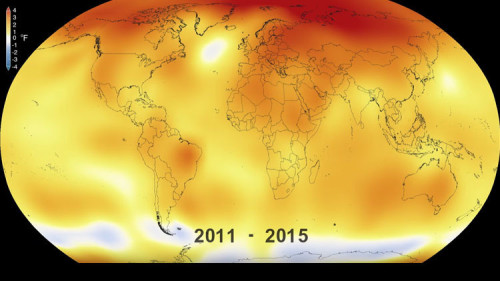 NASA, il cambiamento climatico in 30 secondi di video