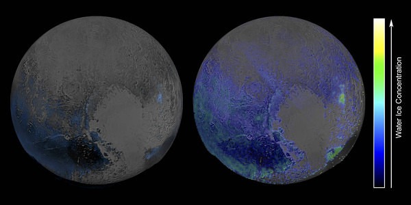 Plutone è ricchissimo di ghiaccio d’acqua, le immagini della Nasa