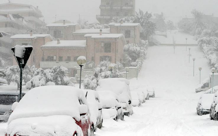 Neve, fino a 60-70 cm tra Abruzzo e Molise