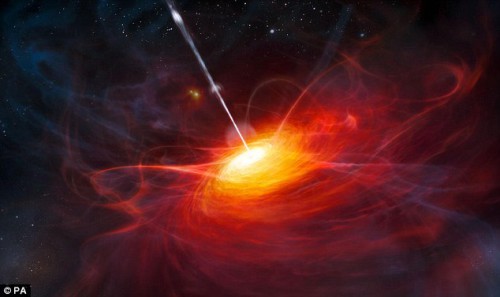 Spazio: spiegati i segreti di un quasar super luminoso