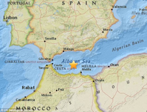 Terremoto tra Spagna e Marocco oggi, intensa scossa di M 6.1 Richter