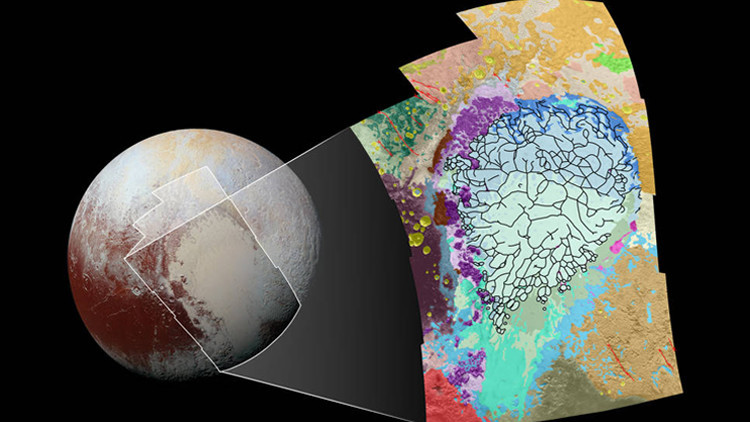NASA, sviluppata una mappa a colori di Plutone