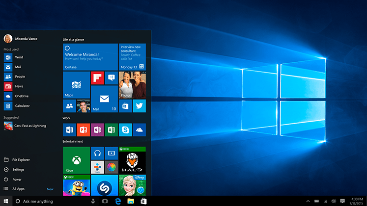 Windows 10 decolla, ma Windows 7 è il più utilizzato
