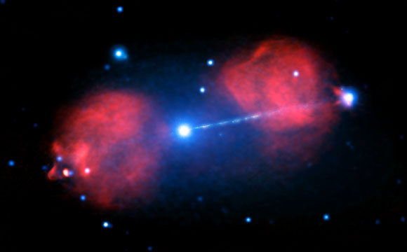 Esplosione dalla galassia Pictor A, l’osservazione del telescopio