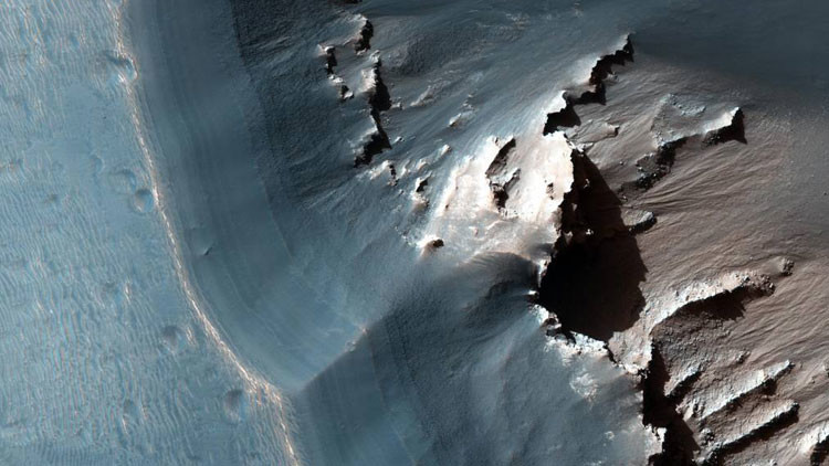 Marte, ecco la foto del misterioso labirinto della notte