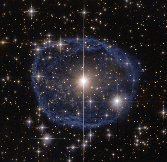 Hubble, fotografata la meravigliosa stella di Wolf-Rayet