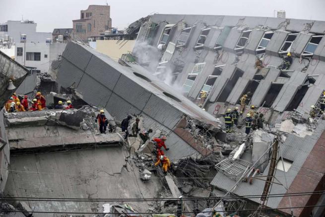 Terremoto Taiwan 6 Febbraio, bilancio pesante
