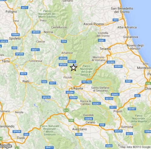 Terremoto Abruzzo oggi, scossa M 2.9 a Nord dell’Aquila, dati INGV
