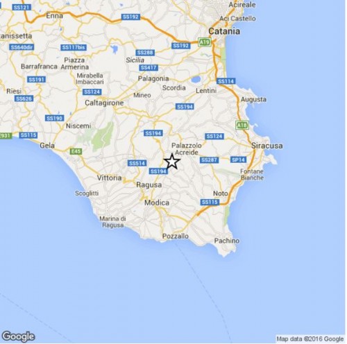 Terremoto Sicilia oggi, significativa scossa di magnitudo 3.4 Richter