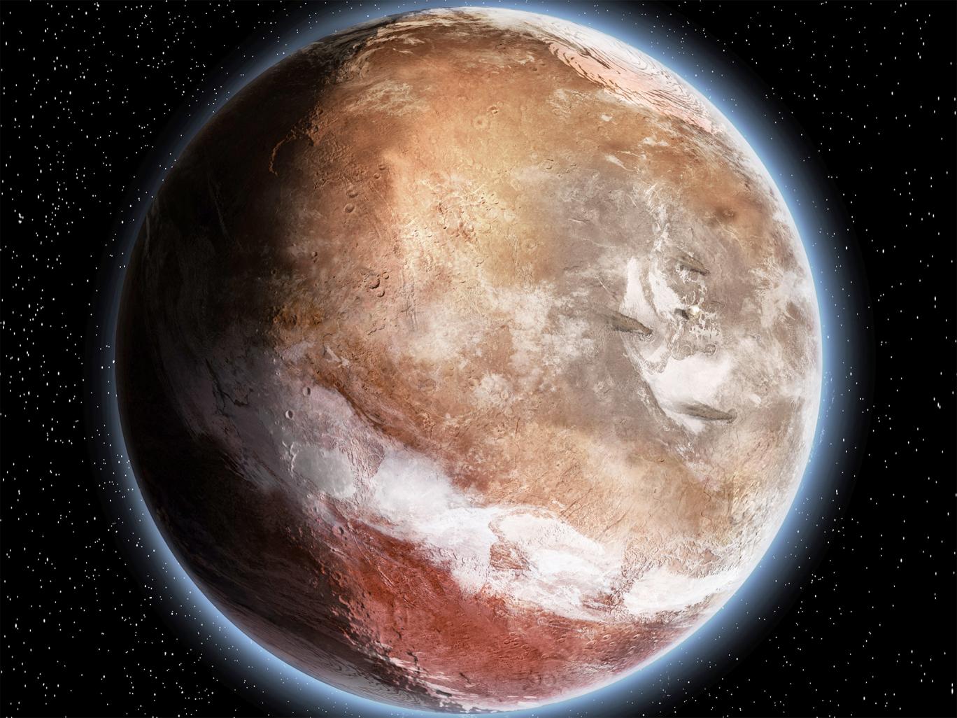 Marte, una massiccia eruzione vulcanica ne ha cambiato il volto