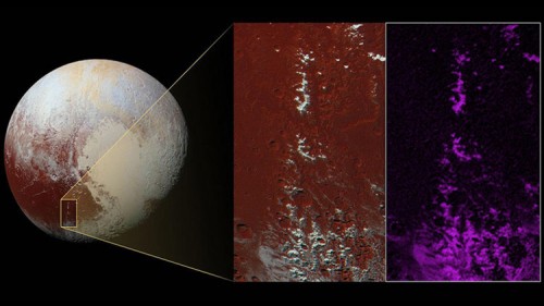 Astronomia, metano come neve sulle montagne di Plutone