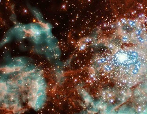 Stelle dalle dimensioni spaventose osservate da Hubble
