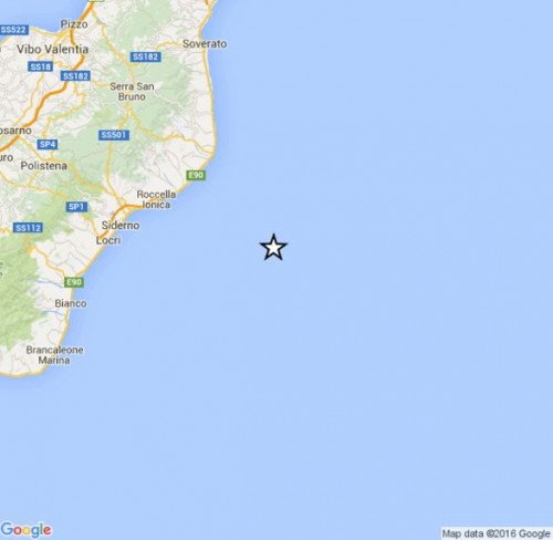 Terremoto oggi Calabria: scossa di magnitudo 3.9 Richter distintamente avvertita