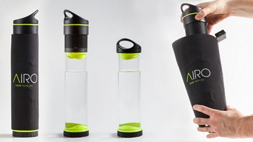Bottiglia che trasforma l’aria in acqua, strepitosa invenzione