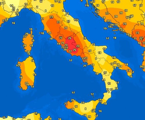 Caldo Italia, temperature quasi estive su Toscana e Lazio