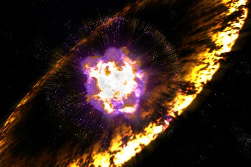 Esplosioni di supernove provocarono piogge radioattive