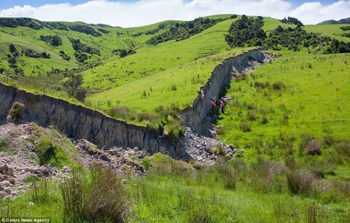 Nuova Zelanda: il terremoto ha creato un’enorme scarpata