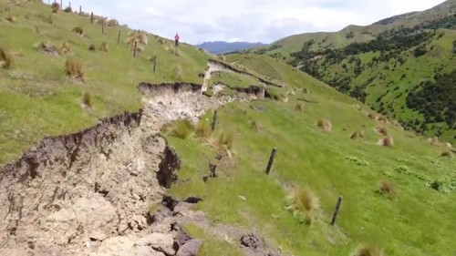 Terremoto Nuova Zelanda: le immagini impressionanti della faglia di Kekerengue