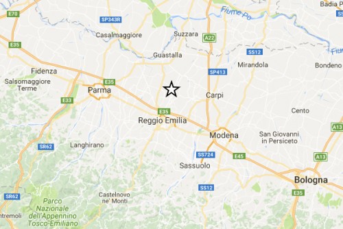 Terremoto Reggio Emilia: forte scossa alle 6:52