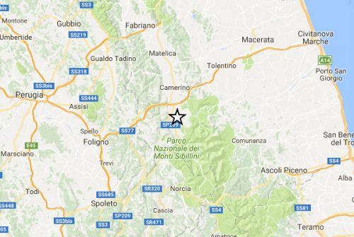 Terremoto: nuova significativa scossa nel Centro Italia, epicentro a Fiordimonte