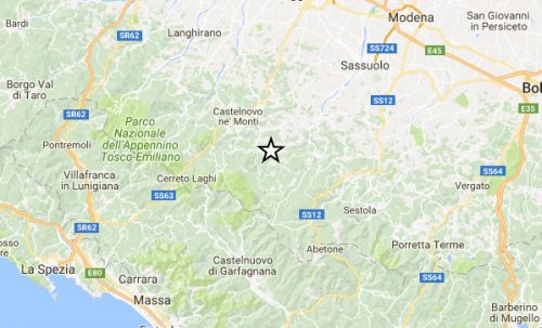 Terremoto: forte scossa a Reggio Emilia, avvertita anche a Firenze