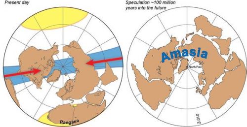Amasia, il continente del futuro: come potrebbe essere la Terra tra milioni di anni